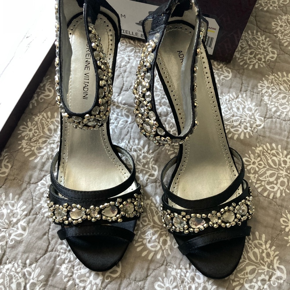 Jeweled Adrienne Vittadini Heels Gabrielle